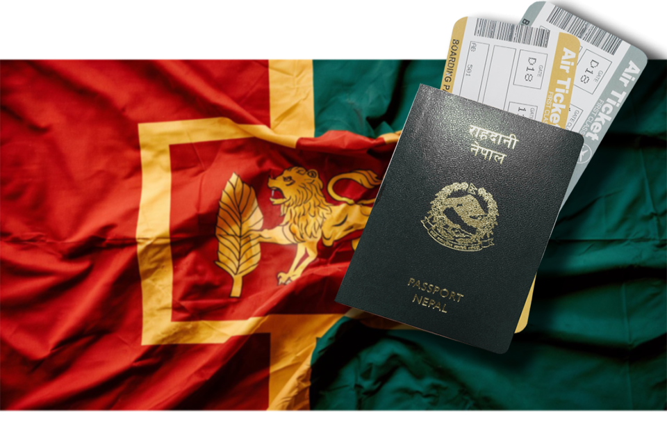 Sri Lanka Tourist Visa from Nepal